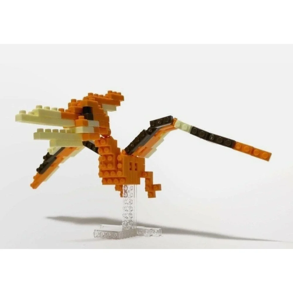 Daiso Petit Block‎ Pteranodon Dinosaur Friend No 52 Micro Building Set New